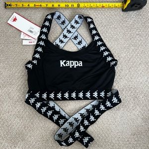 Kappa 222 Banda Dixot Sports Bra Size Medium